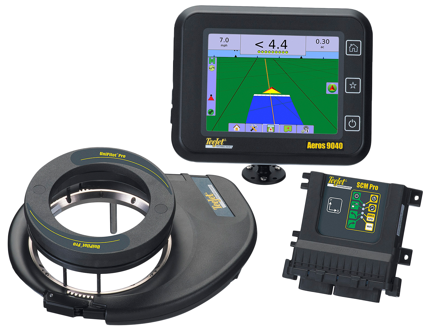 Matrix Pro, CenterLine, FieldPilot, UniPilot, RXA-30 and RX520 guidance systems, auto steering systems and antennas