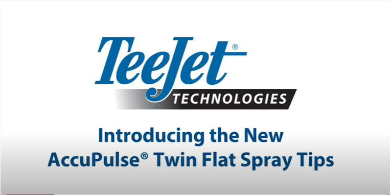 Accupulse Twinjet twin flat spray tips