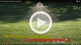 (AI) Air Induction Spray Tips in Operation