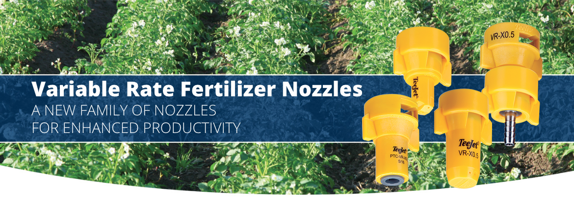 Variable Rate Fertilizer Tip Family